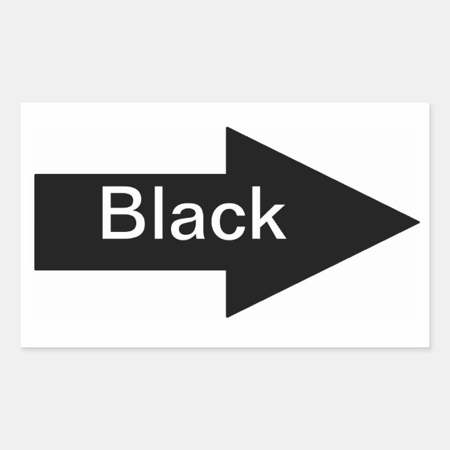 Stickers fléchette noire (Devant)