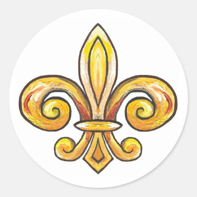 Stickers Fleur de Lis (Devant)
