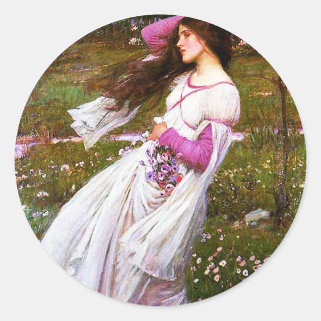 Stickers Fleurs de Waterhouse (Devant)