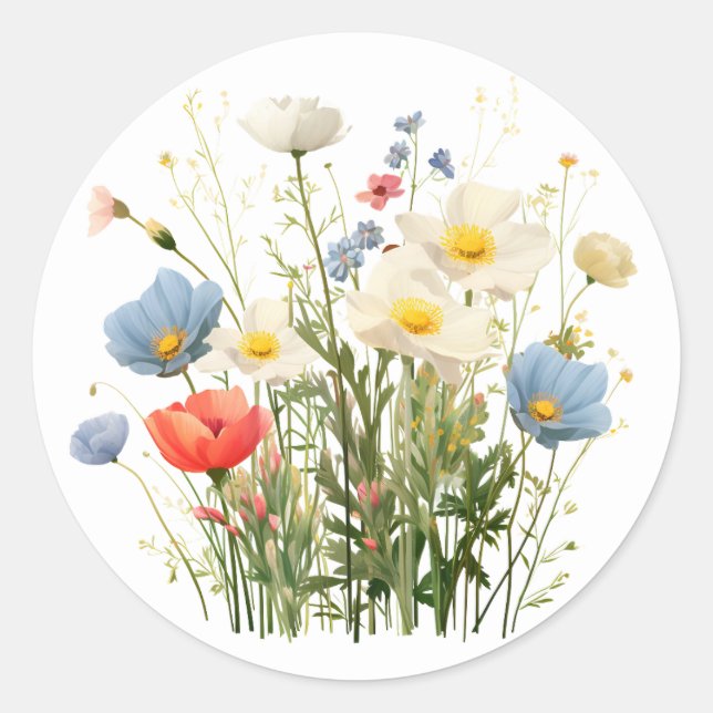Stickers Fleurs Springtime (Devant)