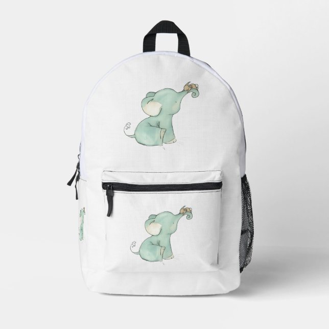 stickers for kids printed backpack (Front)