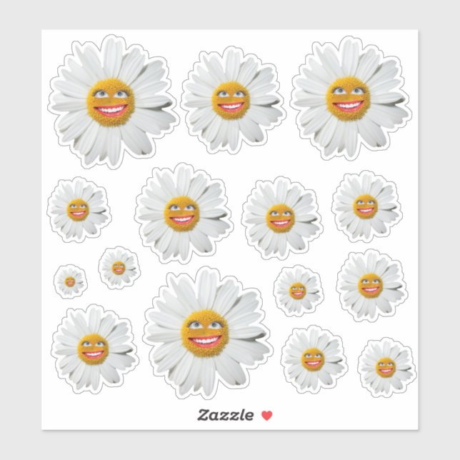 Stickers Fou Daisy (Feuille)
