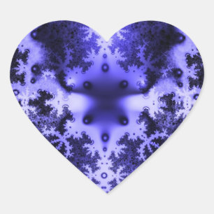 Stickers Fractal Bleu