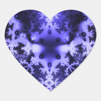 Stickers Fractal Bleu