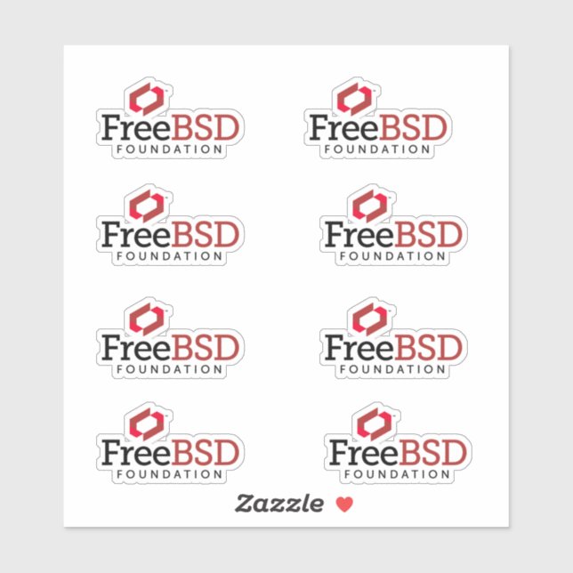 Stickers FreeBSD Foundation (Feuille)