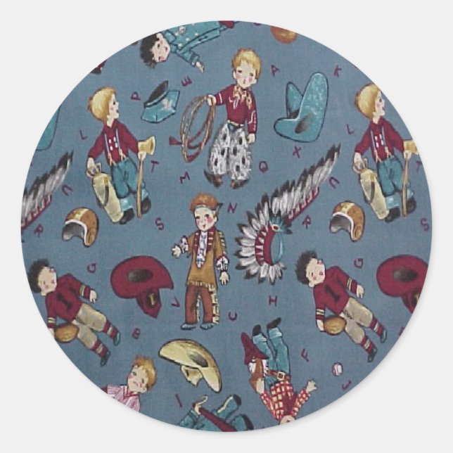 Stickers fun Little Cowboys (Devant)
