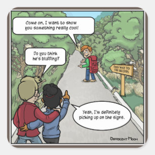 Stickers Funny Bluffant