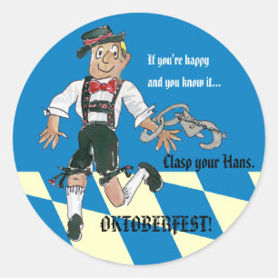 Stickers Funny Oktoberfest Étiquettes personnalisé