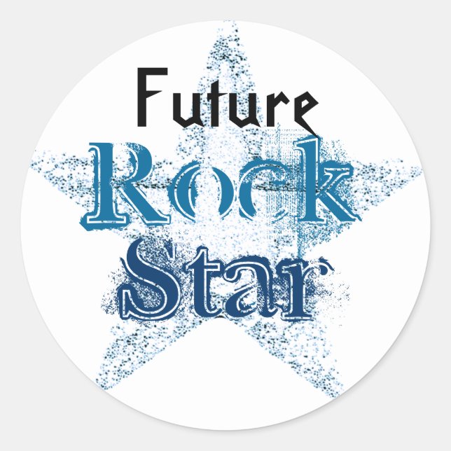 stickers Future Rock Star (Devant)