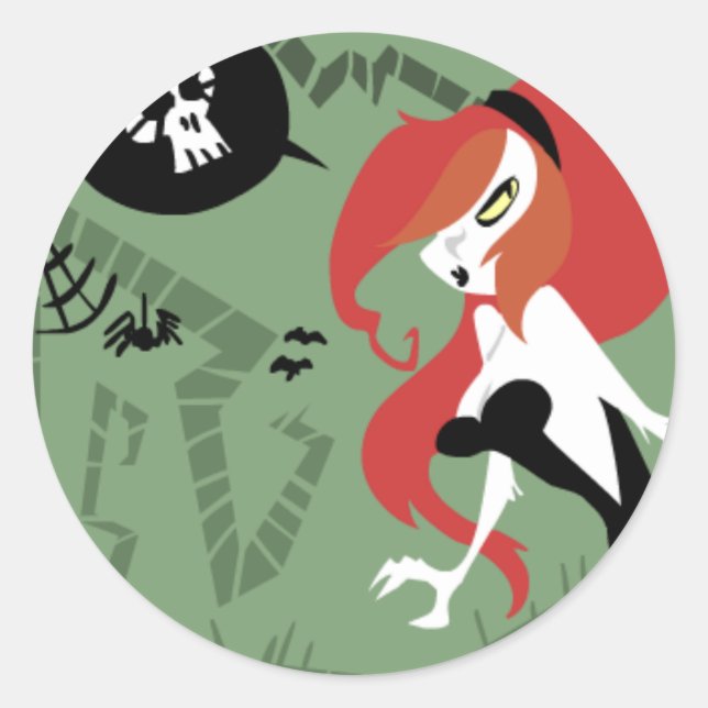Stickers Gal Spooky (Devant)