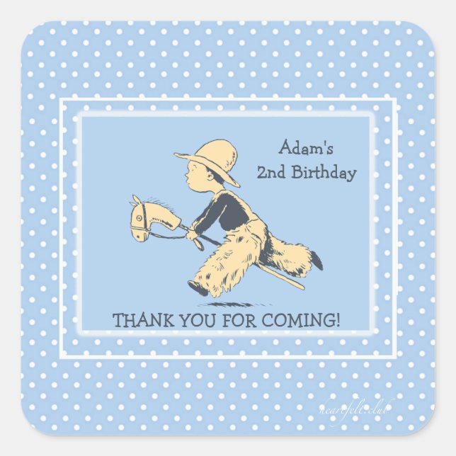 Stickers Garçon En Jeu (Devant)