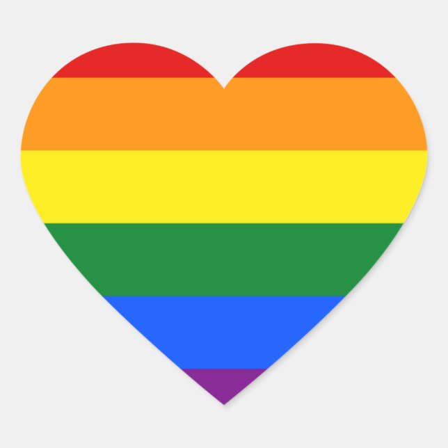 Stickers Gay pride personnalisables (Devant)