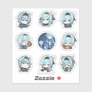 Stickers Genshin Impact Chibi Eula