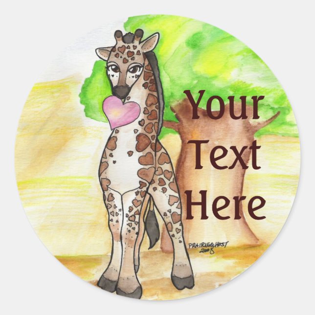 Stickers Giraffe (Devant)