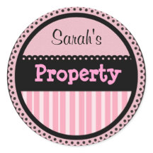 Stickers Girlie personnalisés