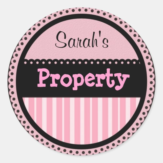 Stickers Girlie personnalisés (Devant)