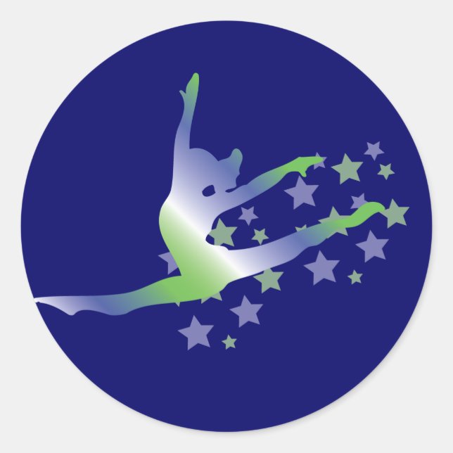 Stickers Girls Gymnastique (Devant)