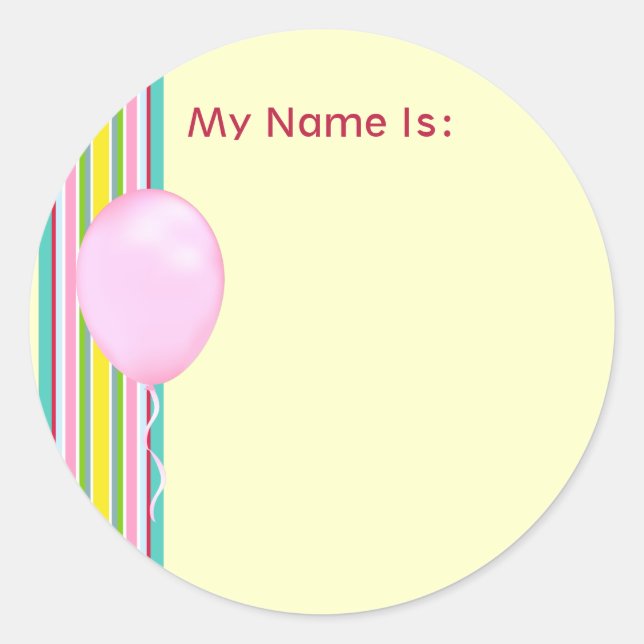 Stickers Girls Stripe (Devant)