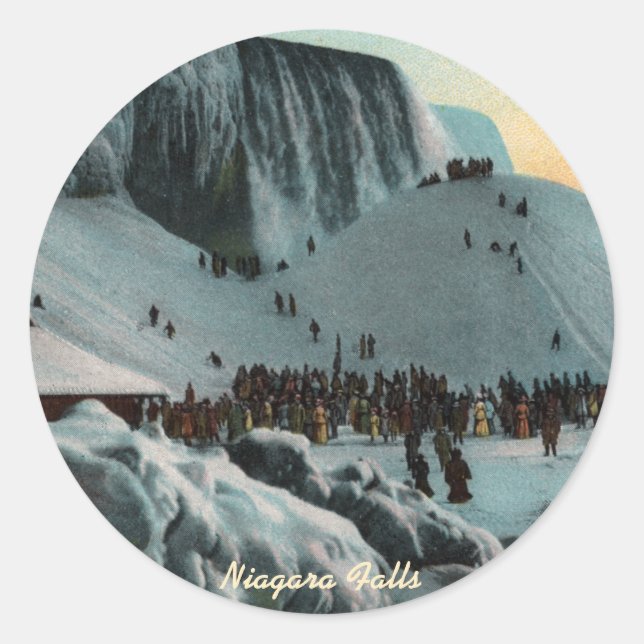 Stickers glace vintage Niagara Falls (Devant)