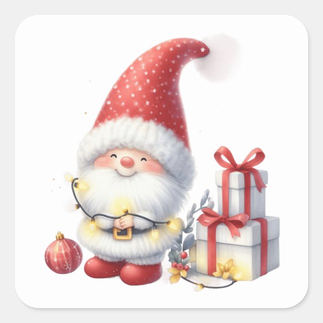 Stickers Gnome de Noël (Devant)