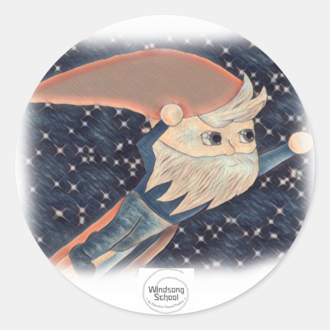 Stickers Gnome Volant (Devant)