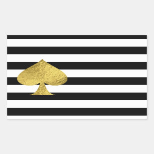 Stickers Gold Foil Ace of Spades