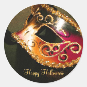 Stickers Gold Masquerade Halloween