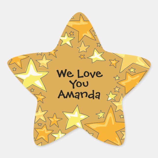 Stickers Gold Star Award (Devant)