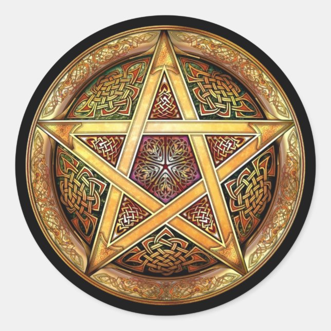 Stickers Golden Pentacle (Devant)