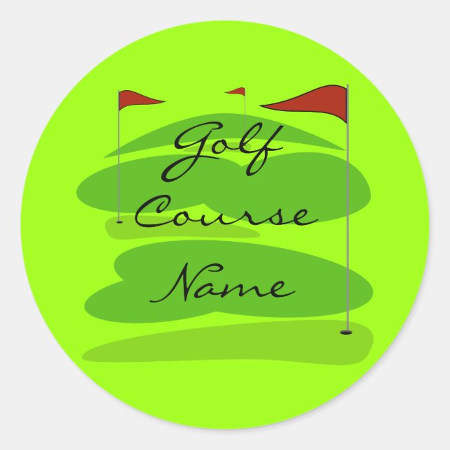 Stickers golf (Devant)