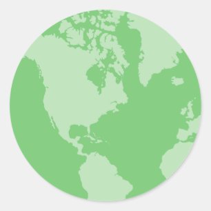 Stickers Green Earth