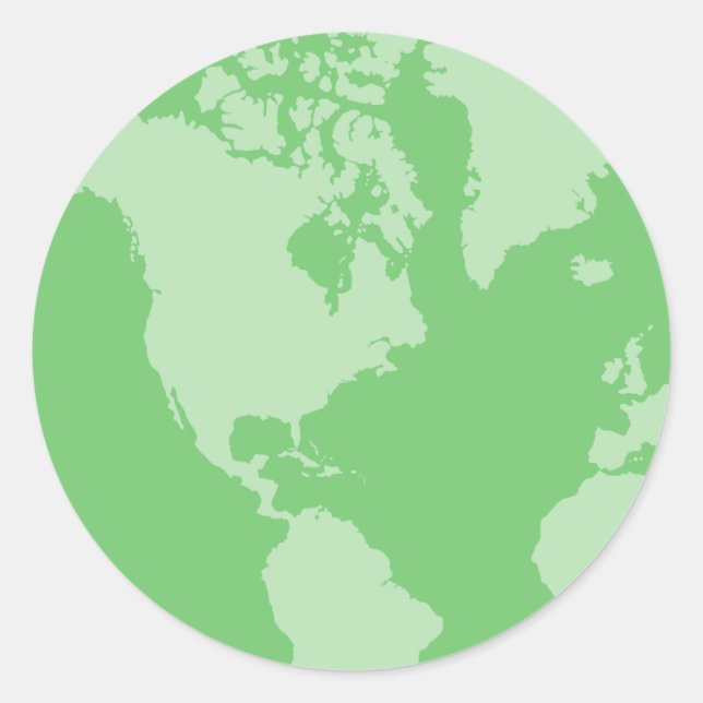 Stickers Green Earth (Devant)