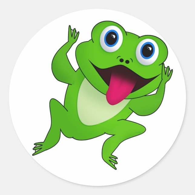 Stickers grenouille (Devant)
