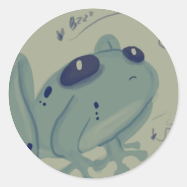 Stickers grenouille (Devant)