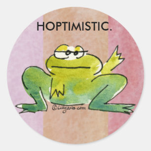 Stickers grenouille hoptimiste-1