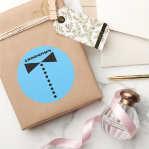 Stickers Groomsmen couleur personnalisée