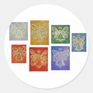 Stickers Guardian Angel Color Series Art Custom
