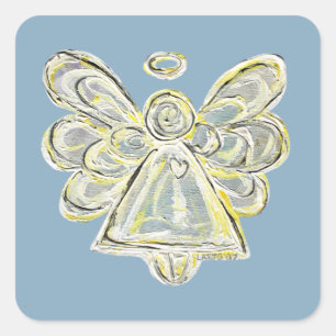 Stickers Guardian Argent Blanc Angel Custom Decal