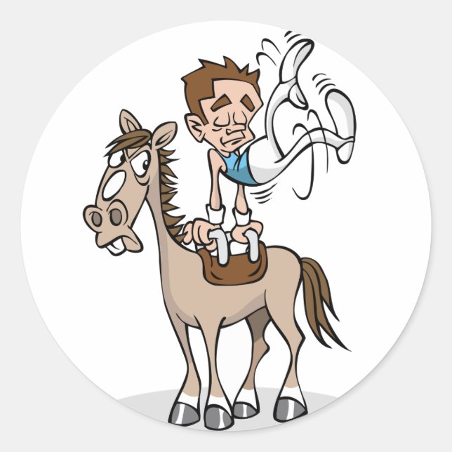 Stickers Gymnastique Pommel Horse (Devant)