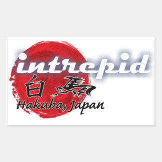 Stickers Hakuba intrépides - Rectangle