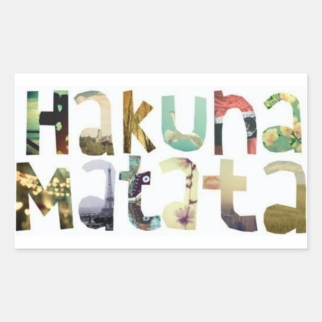 Stickers Hakuna Matata (Devant)