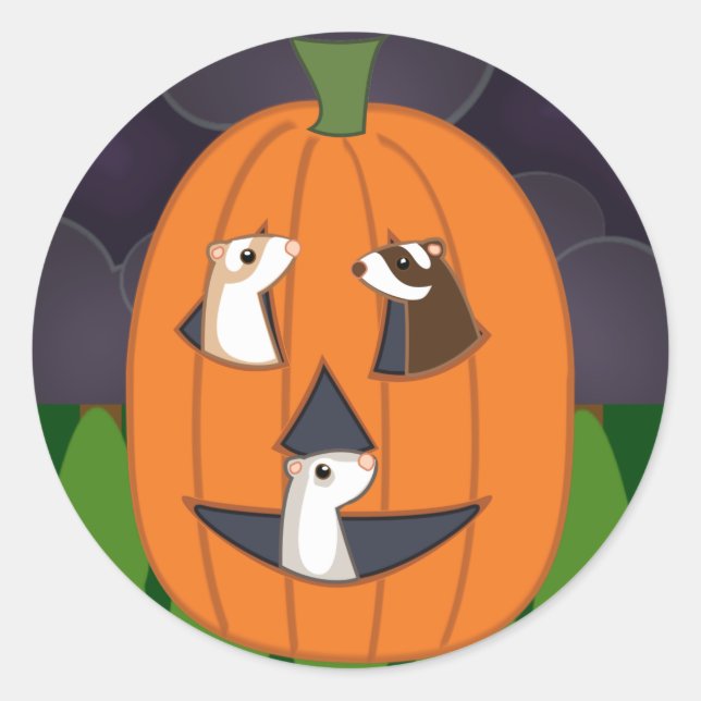 Stickers Halloweasel (Devant)
