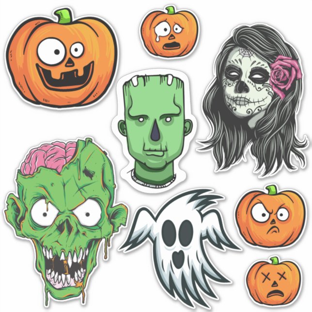 stickers Halloween (Devant)