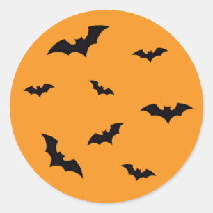 Stickers Halloween Bats Volants Classiques