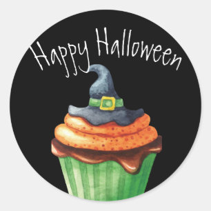 stickers Halloween Cupcake