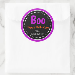 Stickers Halloween Custom Trick ou Treat Party