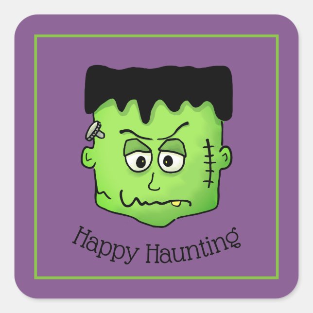Stickers Halloween Frankenstein (Devant)
