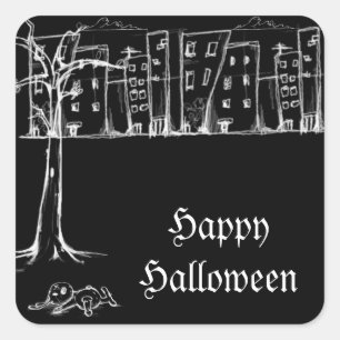 Stickers Halloween Grunge Graffiti