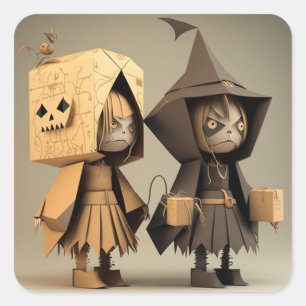 Stickers Halloween lunatique et bizarre
