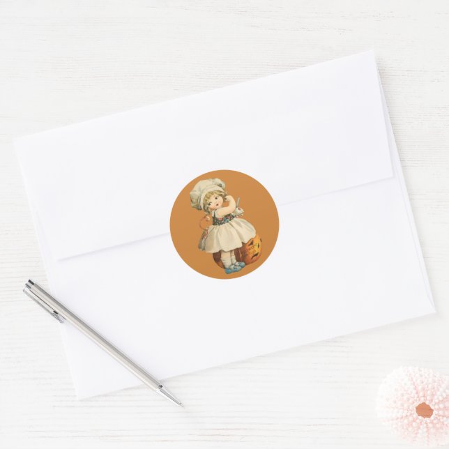 Stickers Halloween pour la petite fille (Enveloppe)